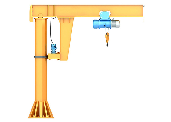 ฐานรากคอนกรีต Jib Crane แบบยืนฟรีขับเคลื่อนด้วยไฟฟ้า