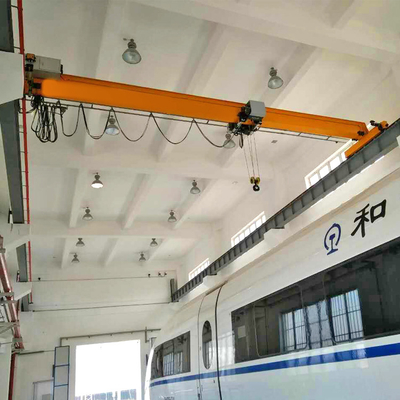 ISO Certification Overhead Travelling Roof Eot Crane คานเดี่ยว 3 เฟส 30 ม