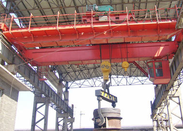 QDY Double Girder Overhead Bridge Crane การใช้โลหะ / โรงหล่อ