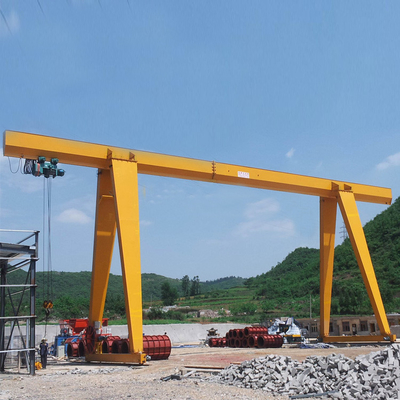 A3 Single Girder Gantry Crane 18m ยกด้วยรอกไฟฟ้า