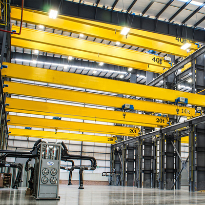 European Single Girder Overhead Eot Crane Workshop 380v เสียงรบกวนต่ำ