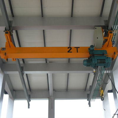 Single Beam Overhead Bridge Crane Underslung Warehouse ความสูง 6 เมตร