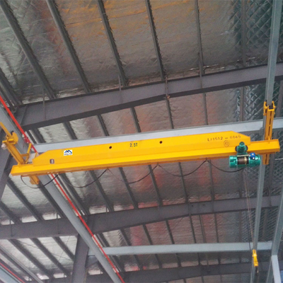 Single Beam Overhead Bridge Crane Underslung Warehouse ความสูง 6 เมตร
