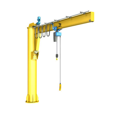 เสาตั้งเสา Jib Crane หมุนอิสระ 40 องศา