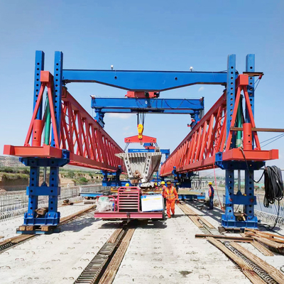 Segmental Bridge Launching Machine รถไฟความเร็วสูง 1 ม./นาที
