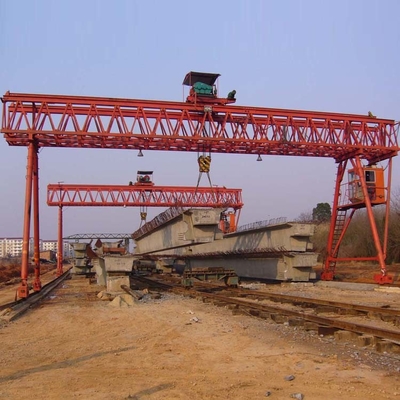 Truss Type Single Beam Door Crane, 20m Span Electric Mobile Goliath Crane