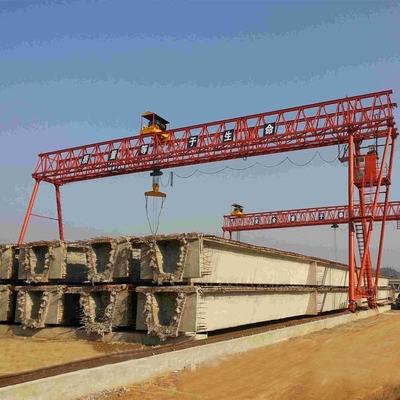 Truss Type Single Beam Door Crane, 20m Span Electric Mobile Goliath Crane