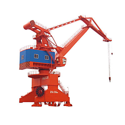 อู่ต่อเรือไฟฟ้า Harbour Portal Crane รีโมท 30 ตัน