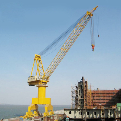 Single Jib Harbor Loading Portal Crane 380V Cabin Control 10ม