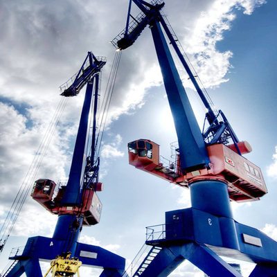 Jib Type Harbour Portal Crane โฟร์ลิงค์ 380V