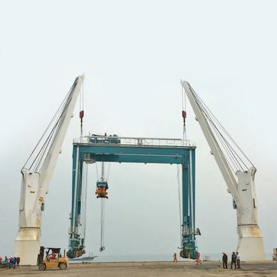 22m RTG Model Container Crane 500t Electric Power Supply คานคู่