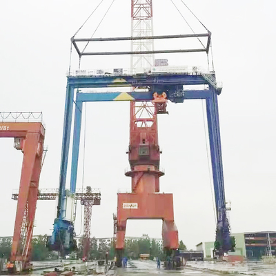 22m RTG Model Container Crane 500t Electric Power Supply คานคู่