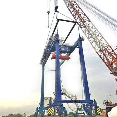 22m RTG Model Container Crane 500t Electric Power Supply คานคู่