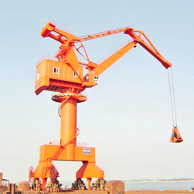Mobile Harbour Portal Crane ใช้งานทางทะเล 360 องศา 40 ตัน