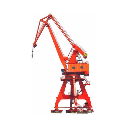 Mobile Harbour Portal Crane ใช้งานทางทะเล 360 องศา 40 ตัน