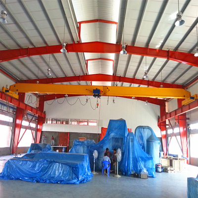 ISO Certification Overhead Travelling Roof Eot Crane คานเดี่ยว 3 เฟส 30 ม
