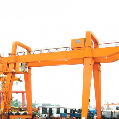 กลางแจ้งทั่วไปใช้ Heavy Duty Box Type Double Girder Gantry Crane