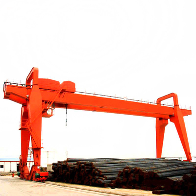 550KN Double Girder Gantry Crane Top Running Box Frame With Trolley เครื่องขนรถยนต์ขนรถยนต์ขนรถยนต์ขนรถยนต์