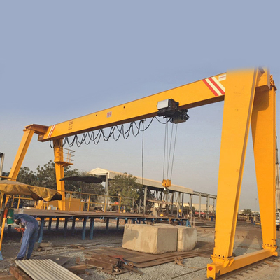 A3 Single Girder Gantry Crane 18m ยกด้วยรอกไฟฟ้า